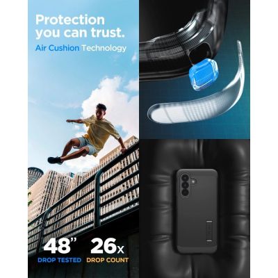 11. Spigen Tough Armor Case for Samsung Galaxy A57 5G - Black