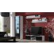 2. TV cabinet SOHO 140 white/black gloss