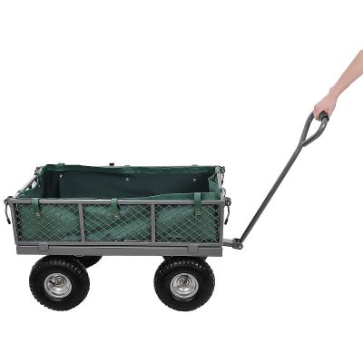 8. GARDEN TROLLEY, WHEELBAR, TRAILER 270KG