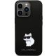 3. Karl Lagerfeld KLHCP13LSMHCNPK case for iPhone 13 Pro / 13 - black Silicone C Metal Pin