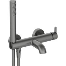 Deante Silia BQSD11M wall-mounted shower mixer, graphite