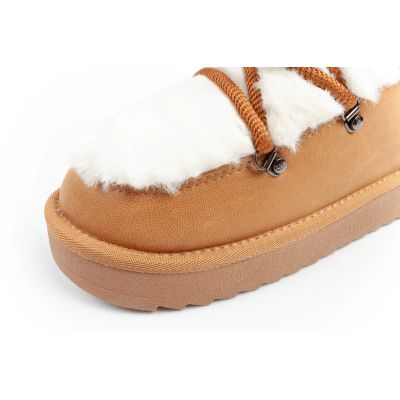 15. D.Franklin women's winter snow boots, fashionable fur lining, high