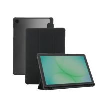 Mobilis 060021 Tablet Case 27.9 cm (11") Flip Case Black, Transparent