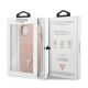 8. Guess GUHCP13MPSATPP iPhone 13 6.1 "pink / pink hardcase SaffianoTriangle Logo Cardslot