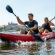 69. 2-PERSON KAYAK SET 385x96x42CM LAMINATED PVC 200KG ENERO