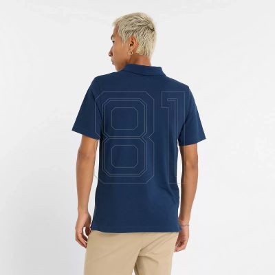 9. New Balance Cotton Pique Polo Shirt M MT51519NNY