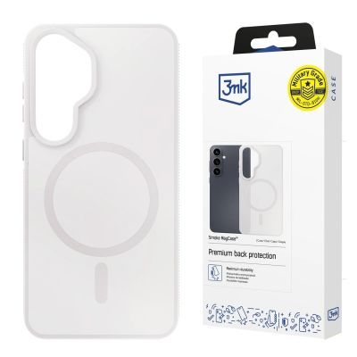 24. 3mk Smoke MagCase for Samsung Galaxy S26 - white