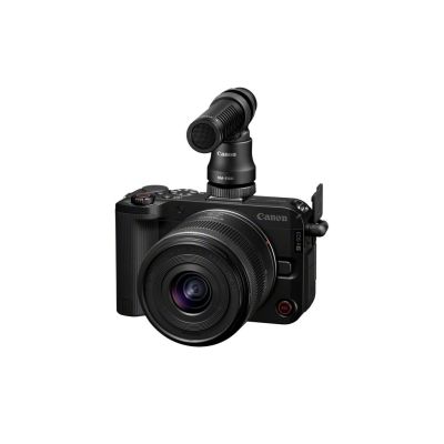 3. Canon 24.2 MP camera with image stabilization, ISO 32000, Wi-Fi, APS-C, black
