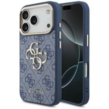 Guess 4G Big 4G Classic Logo Case for iPhone 18 Pro / 17 Pro - Blue and Gold