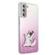4. Karl Lagerfeld Choupette Fun Case for Samsung Galaxy S21+ - Pink