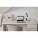 5. Modern LED desk lamp Activejet TECHNIC white with LED display (date, time, alarm clock), foldable