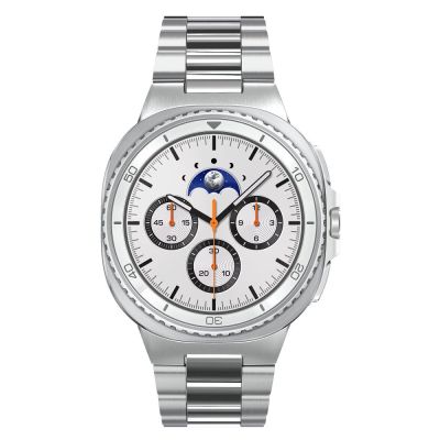 2. Spigen Modern Fit Band for Samsung Galaxy Watch 40/44/46 mm - Silver