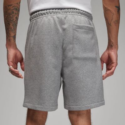 2. Men's Air Jordan Essentials Fleece Shorts Carbon Heather Basketball Shorts - FJ7782-091