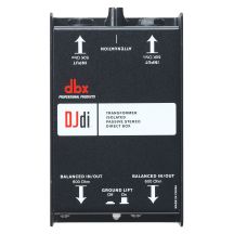 dbx DBXDJDI Direct Box Passive Direct Box Black