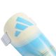 2. adidas Messi Match Kids' Soccer Shin Guards White and Blue KX4137