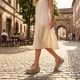 11. Women's beige wedge sandals Rieker 69472-60