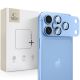 Tempered Glass Camera Module Protector Tech-Protect Camfull Fit+ for iPhone 18 Pro – Light Blue