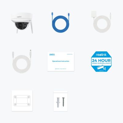 3. Reolink | Vandal-resistant 4K Ultra HD IK10 Camera | W437 | Dome | 8 MP | 2.7–13.5 mm | IP67 Protection Rating | H.265 | Micro SD, max. 256 GB