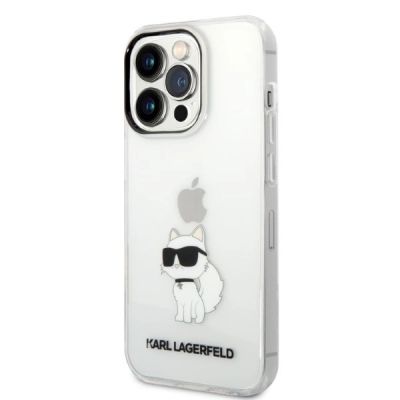 2. Karl Lagerfeld Ikonik Choupette case for iPhone 14 Pro - transparent