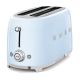 2. Smeg TSF02PBEU Toaster 4 Slices 1500W Blue