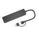 3. NATEC HUB USB-C 3.0 MAYFLY 4-PORTS + USB-A ADAPTER NHU-2023