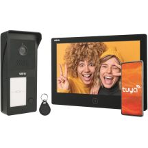 EURA 2-wire video intercom VDP-49A3-2TY black Tuya
