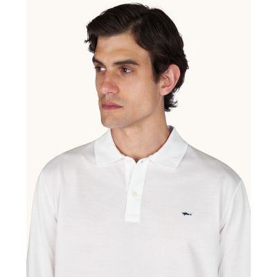 3. Men's cotton polo shirt Paul&Shark white 99311003-10 - classic, elegant
