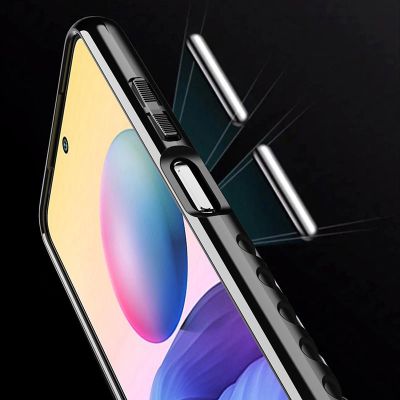 10. Thunder Case Flexible Tough Rugged Cover TPU Case for Xiaomi Redmi Note 10 5G / Poco M3 Pro black
