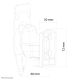 3. Neomounts NM-WS300BLACK Speaker Mount Wall Plastic Black