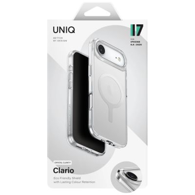 6. Uniq Clario Magclick Charging Case for iPhone Air - Transparent