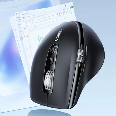 4. Ugreen wireless optical mouse - black