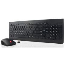 Lenovo Essential Wireless Keyboard and Mouse Set - US English with Euro Symbol Black