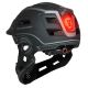 5. Wozinsky Kids' Full Face Bike Helmet with USB Rear Light S - Gray