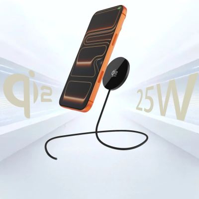 8. Tech-Protect A50 MagSafe 25W QI2.2 Wireless Charger - Black