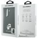 7. Karl Lagerfeld Saffiano Karl&Choupette Pin Case for Samsung Galaxy Z Fold 8 Ultra - Black