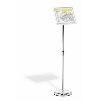 4. Durable 479823 Sign Holder and Display Stand A4 Aluminum, Plastic, Steel Silver