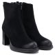 4. Black women’s heeled platform ankle boots Potocki SZ12844