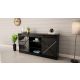5. Chest of drawers 160x80x35 GRANERO black/black finish