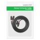 18. Ugreen AV104 10520 audio cable 2RCA (male) / 2RCA (male) 5m - gray