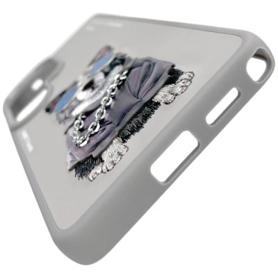 4. Nimmy Glasses Cool Dog Case for Samsung Galaxy S26 Ultra - Gray
