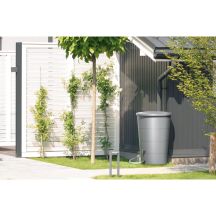 RAINWATER TANK SMOOTH 160L ANTHRACITE