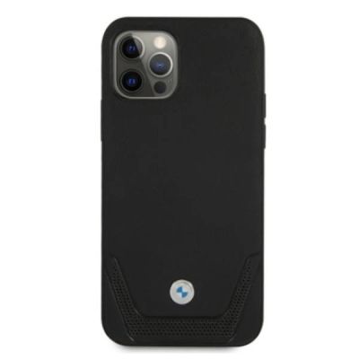 3. BMW Leather Perforate Case for iPhone 12 / iPhone 12 Pro - Black