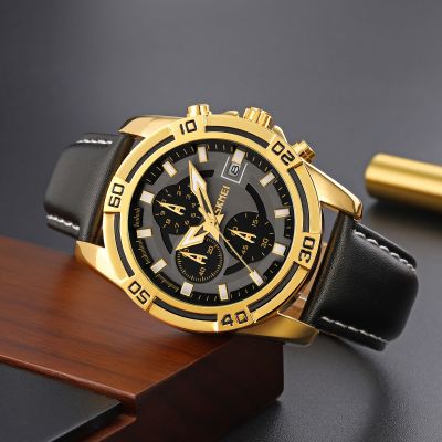 3. Men's Watch Skmei 9156GDBK + BOX