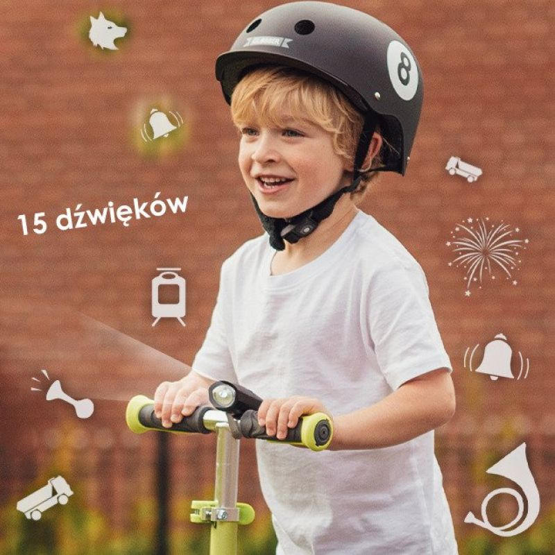 6. LED lamp + horn Globber Mini Buzzer 530-100 DE1