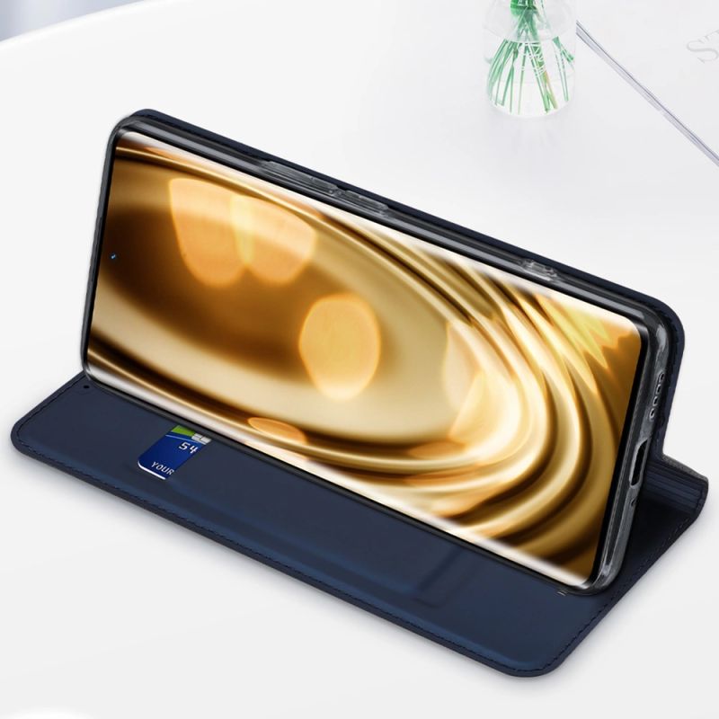18. Dux Ducis Skin Pro Case for Realme 10 Pro Flip Card Wallet Stand Blue