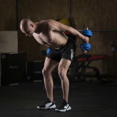 10. HMS SGG30 BAR 2-in-1 weight set (barbell and dumbbells) 30 kg