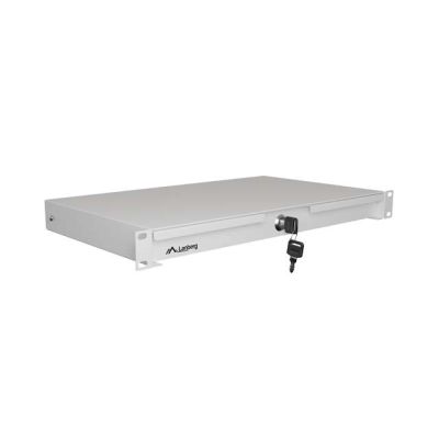 8. LANBERG DRAWER FOR 19" CABINETS 1U 270MM GRAY