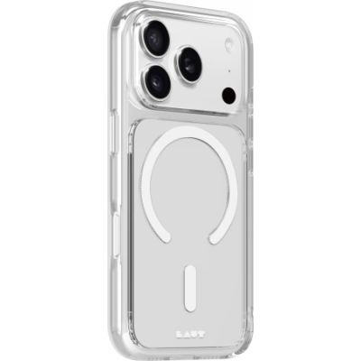 3. Laut Crystal Fluro MagSafe Case for iPhone 17 Pro Max - Clear Gray