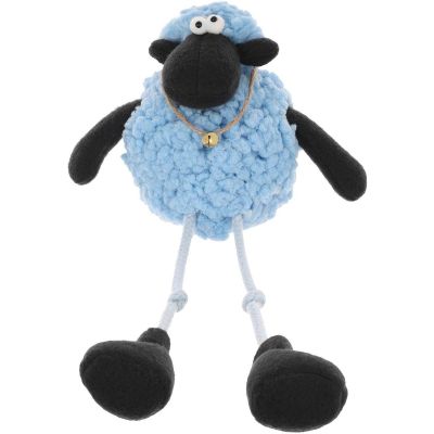 10. SITTING LAMB BLUE 10+25CM SPRING DECORATION