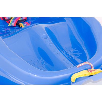 5. MINI BOBEK Blue Plastic Sled